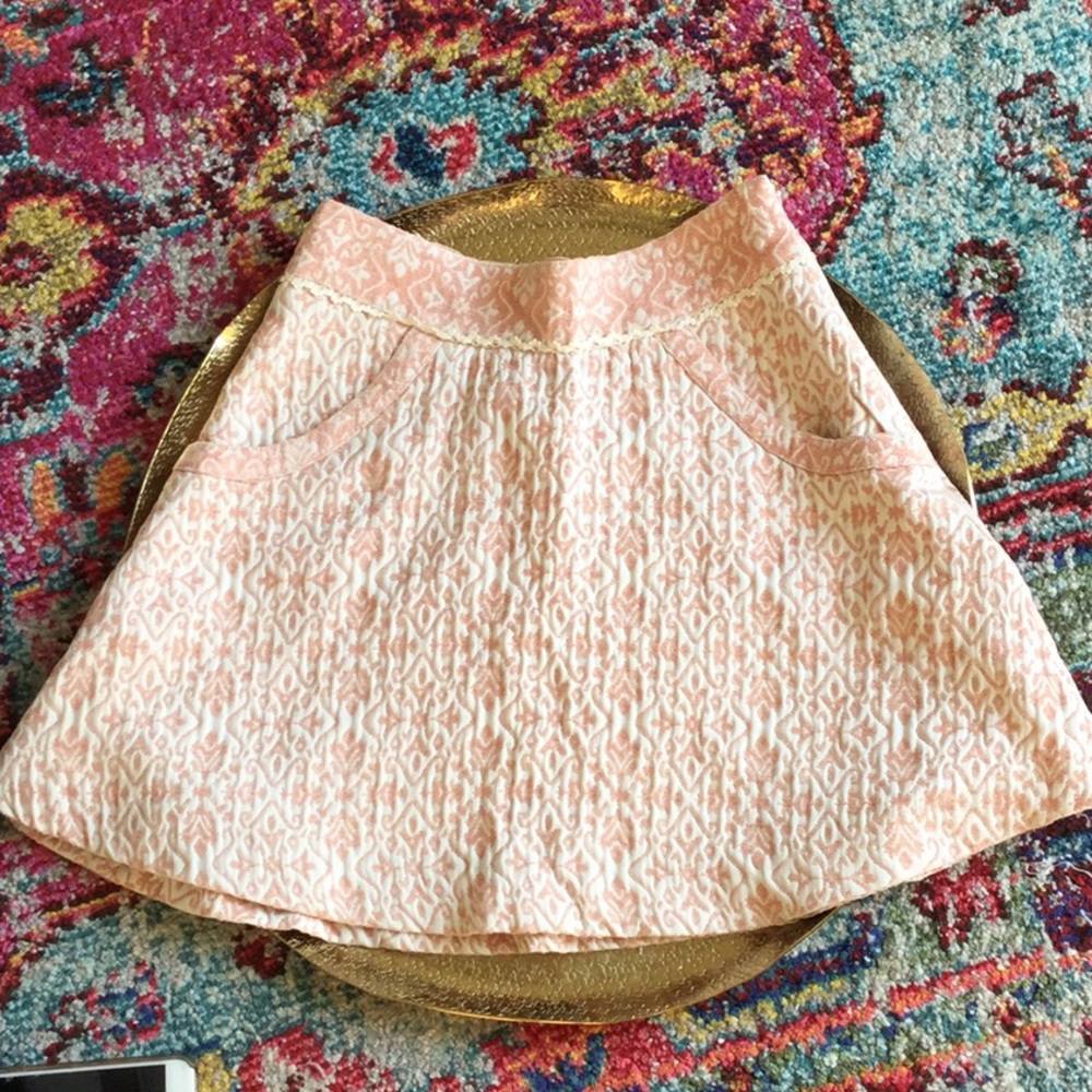 Free People Jacquard A-line Mini Skirt